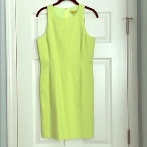 Banana Republic Neon racer back sheath dress